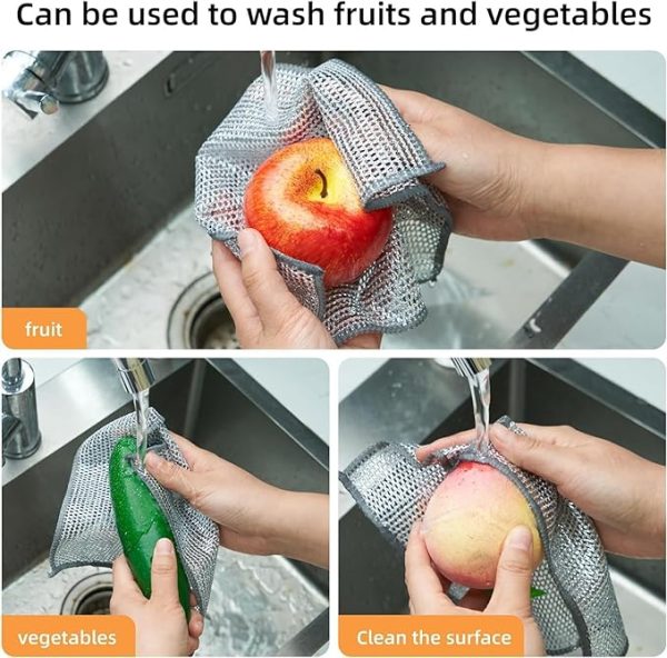 Pack of 10 – Dish Washing Cleaning Cloths